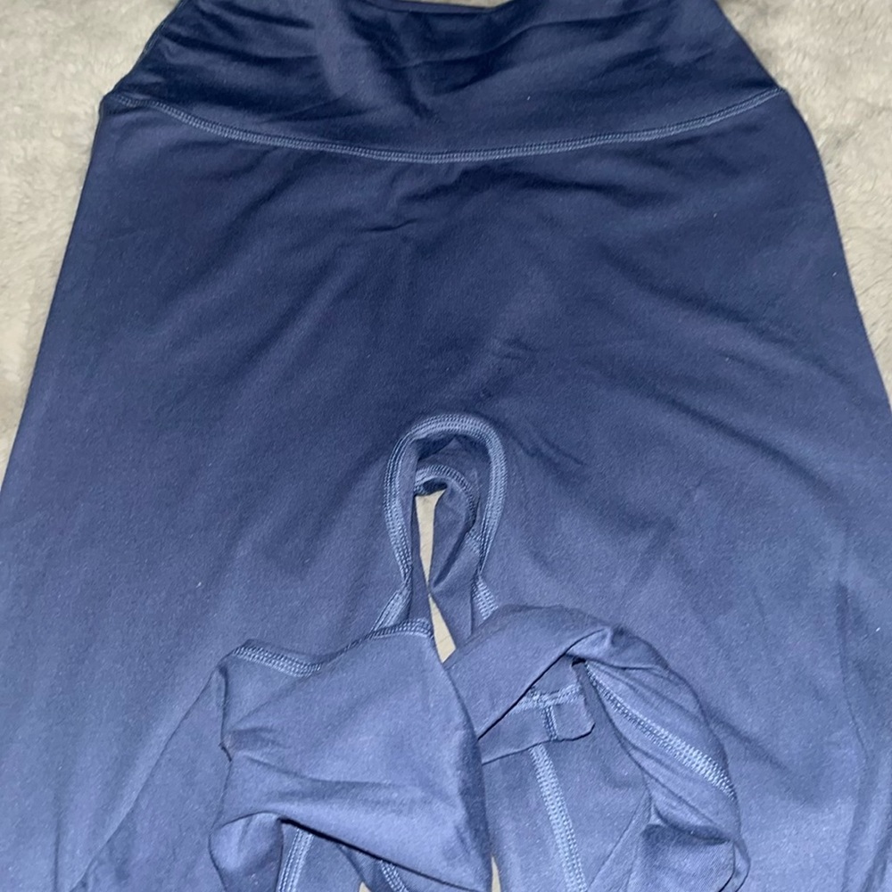 Alphalete slate blue leggings outgrew them